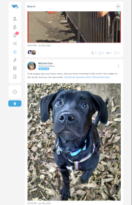 Capture d'écran de l'application Spoutible - #8