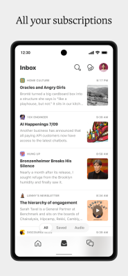 Capture d'écran de l'application Substack - #4