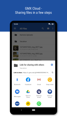 Capture d'écran de l'application GMX - Mail & Cloud - #5