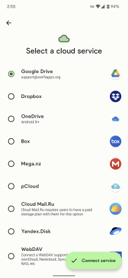 Capture d'écran de l'application Swift Backup - #7