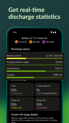 Capture d'écran de l'application Accu​Battery - #3