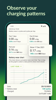 Capture d'écran de l'application Accu​Battery - #4