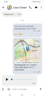 Capture d'écran de l'application Nextcloud Talk - #4