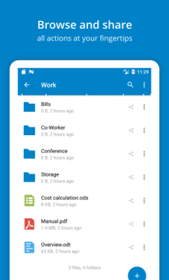 Capture d'écran de l'application Nextcloud - #2