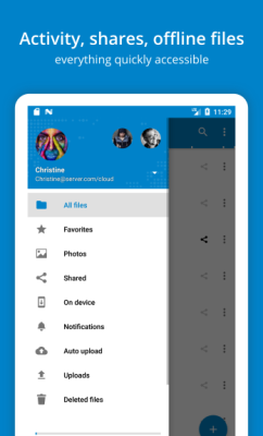 Capture d'écran de l'application Nextcloud - #3