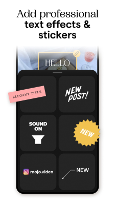Capture d'écran de l'application Mojo: Reels and Video Captions - #7