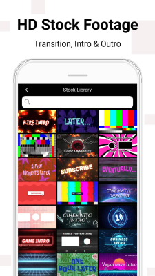 Capture d'écran de l'application Vlog Star - #4
