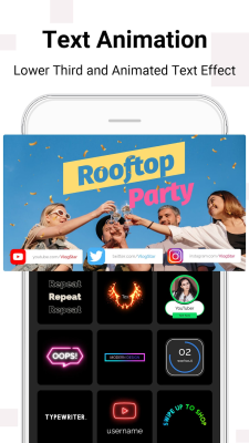 Capture d'écran de l'application Vlog Star - #6