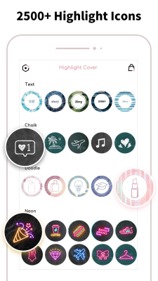 Capture d'écran de l'application Highlight Cover Maker - #2