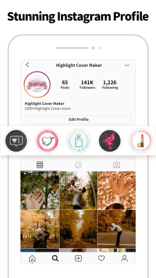 Capture d'écran de l'application Highlight Cover Maker - #4