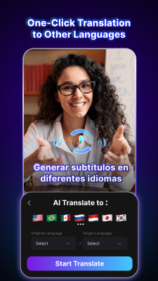 Capture d'écran de l'application Blink Captions by Vozo AI - #3