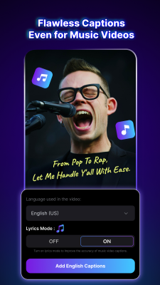 Capture d'écran de l'application Blink Captions by Vozo AI - #8