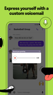 Capture d'écran de l'application TextNow - #5