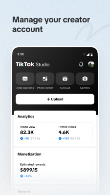 Capture d'écran de l'application TikTok Studio - #2