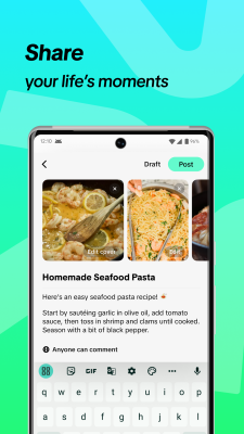 Capture d'écran de l'application TikTok Notes - #3