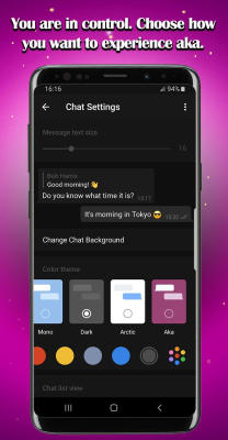 Capture d'écran de l'application aka Messenger - #4