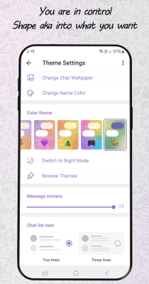 Capture d'écran de l'application aka Messenger lite - #4