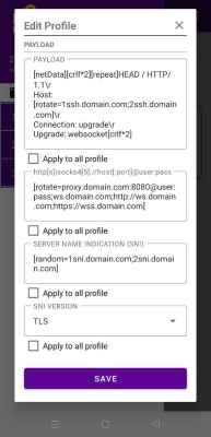 Capture d'écran de l'application SSH Custom - #5