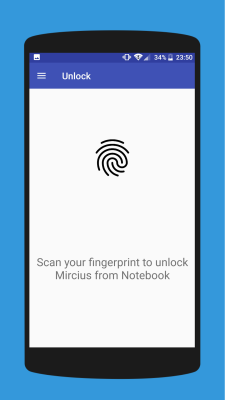 Capture d'écran de l'application Remote Fingerprint Unlock - #1