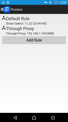 Capture d'écran de l'application Postern - #3
