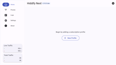 Capture d'écran de l'application Hiddify - #8