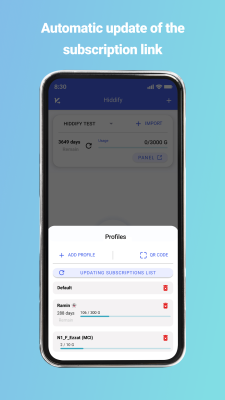 Capture d'écran de l'application HiddifyNG - #5