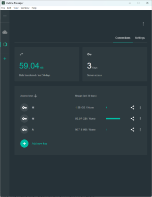 Capture d'écran de l'application Outline Manager - #3