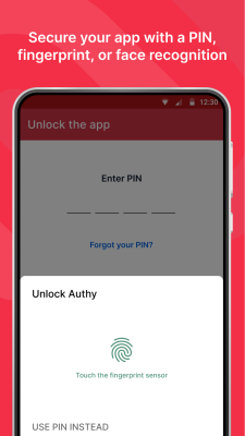 Capture d'écran de l'application Twilio Authy Authenticator - #4