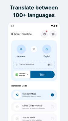 Capture d'écran de l'application Bubble Screen Translate - #1