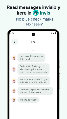 Capture d'écran de l'application Invis - #8
