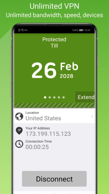 Capture d'écran de l'application Seed4.Me VPN Proxy - #3