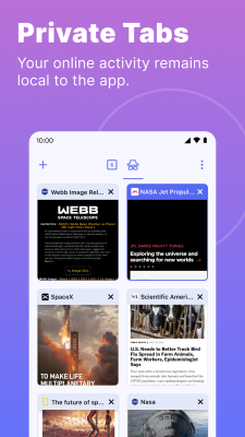 Capture d'écran de l'application Startpage - #5