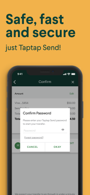 Capture d'écran de l'application Taptap Send - #3