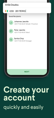 Capture d'écran de l'application Taptap Send - #4