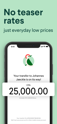 Capture d'écran de l'application Taptap Send - #5
