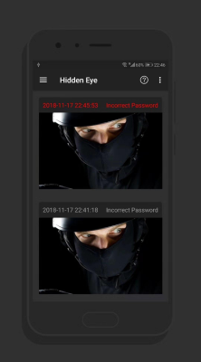 Capture d'écran de l'application Hidden Eye - #2