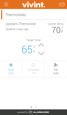 Capture d'écran de l'application Vivint Classic - #5