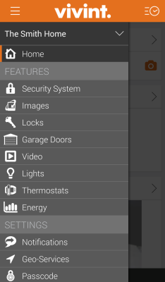 Capture d'écran de l'application Vivint Classic - #7