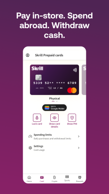 Capture d'écran de l'application Skrill - #4