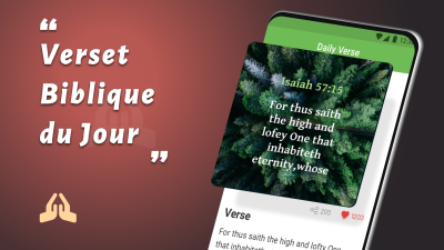 Capture d'écran de l'application Versets bibliques + Audio - #1