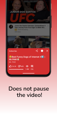 Capture d'écran de l'application Dislikes Tube - #3