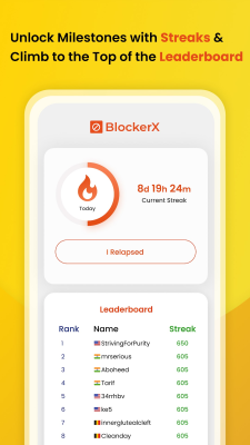 Capture d'écran de l'application BlockerX - #5