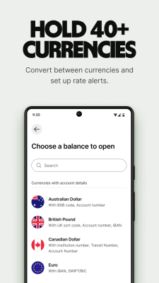 Capture d'écran de l'application Wise: International Transfers - #4