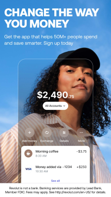Capture d'écran de l'application Revolut - #3