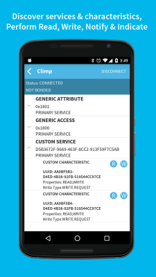 Capture d'écran de l'application BLE Scanner - #5