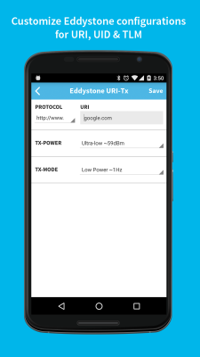 Capture d'écran de l'application BLE Scanner - #7
