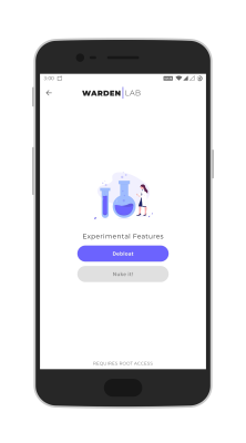 Capture d'écran de l'application Warden - #4