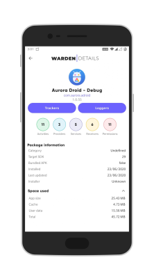 Capture d'écran de l'application Warden - #6
