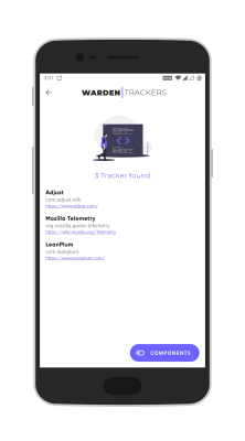 Capture d'écran de l'application Warden - #7