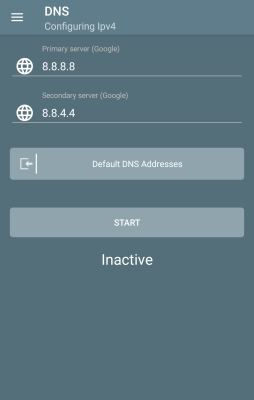 Capture d'écran de l'application DNSChanger for IPv4/IPv6 - #1